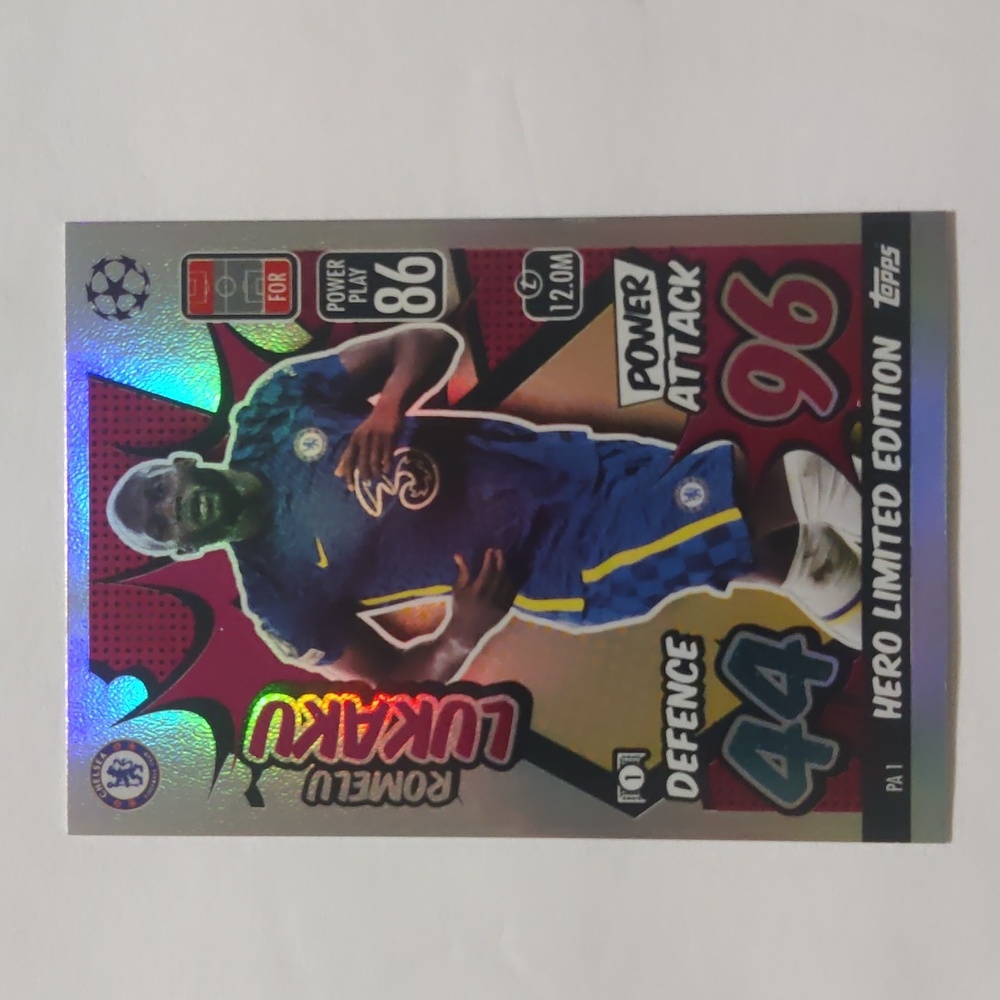 Romelu Lukaku Hero Limited Edition Card